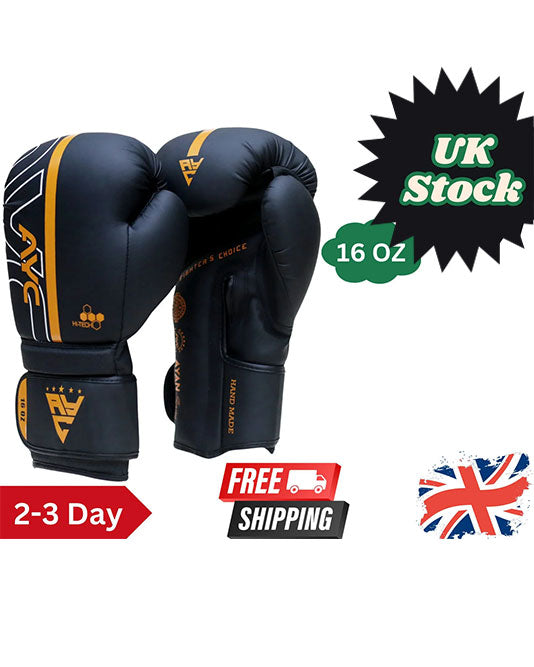 Black Boxing Gloves – Durable Training Gear