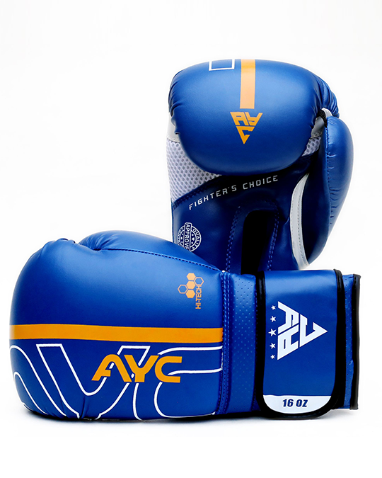Premium Blue-Black Boxing Gloves